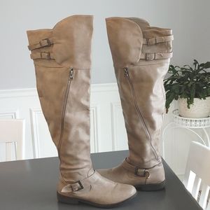 Over the knee boot